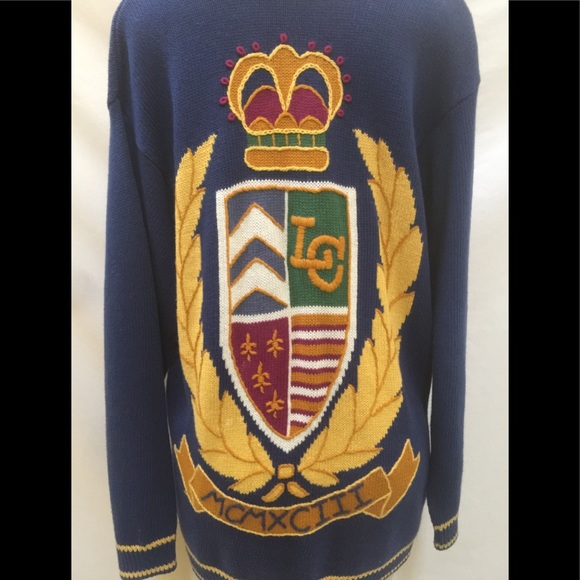 Liz Sport Vintage Size M Hand Embroidered Cardigan - Picture 2 of 8